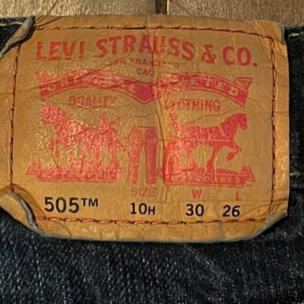 Boys Levi 505 Husky jeans - Picture 4 of 6